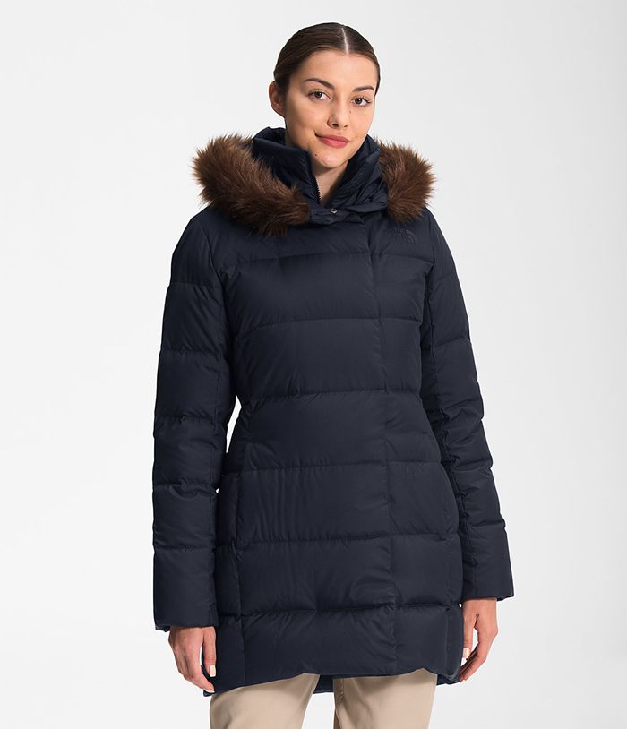 Parka The North Face Mujer New Dealio Down Azul Marino - Peru 71034UZVS